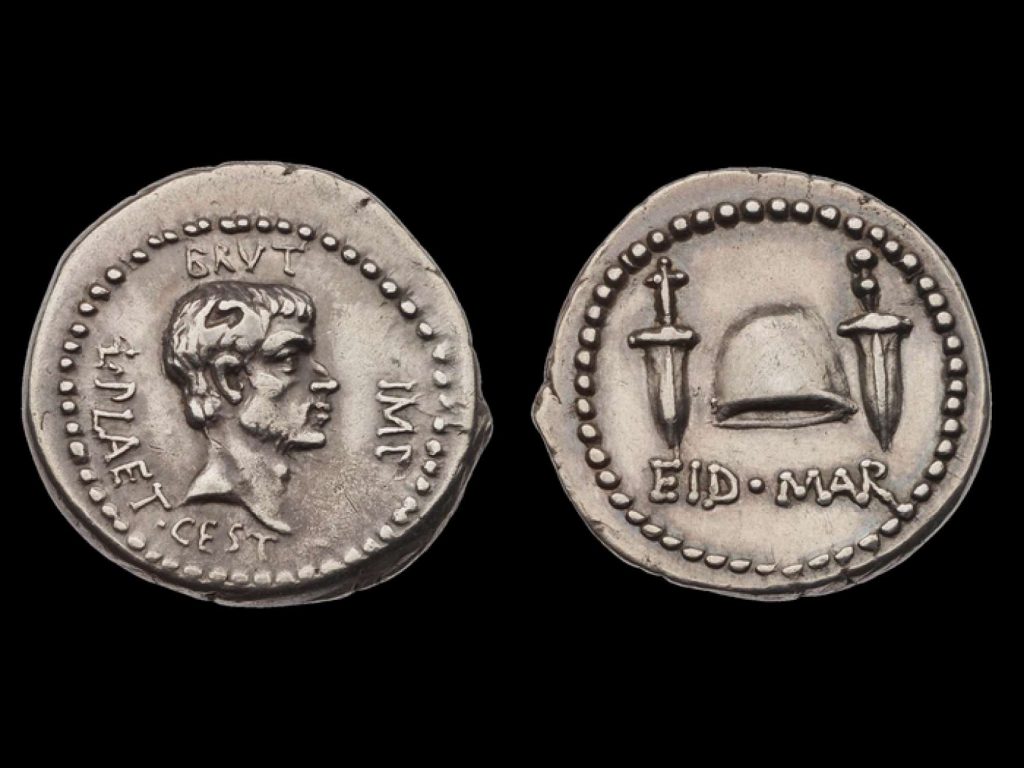 [Ides of March denarius]