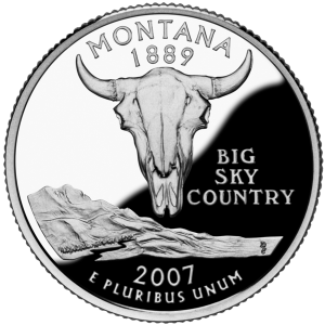 [Montana State Quarter]