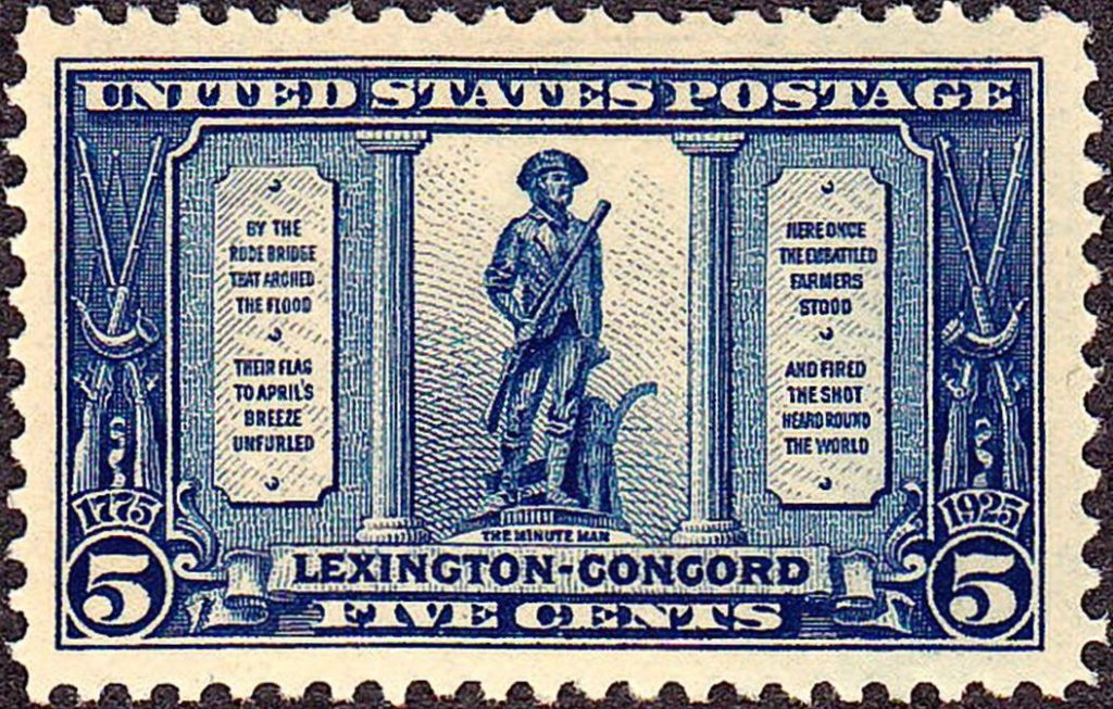 [Lexington-Concord Stamp]