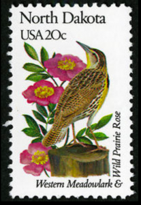 [North Dakota State Bird & Flower]