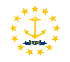 [Rhode Island State Flag]