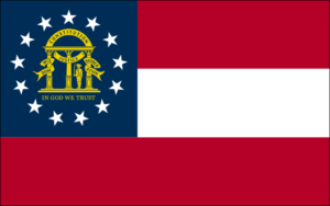 [Georgia State Flag]