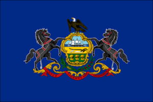 [Pennsylvania State Flag]