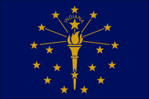 [Indiana State Flag]
