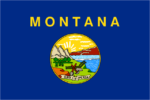 [Montana State Flag]