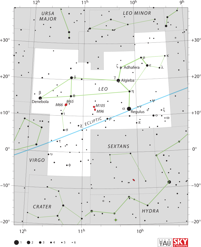 [Leo Constellation Chart]