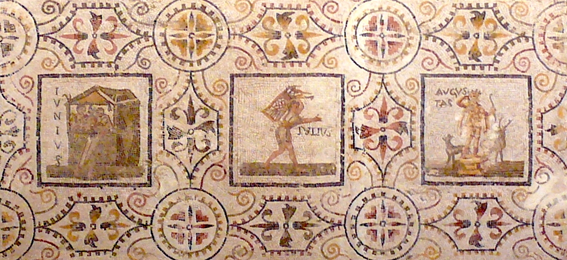 [Roman Calendar Mosaic]