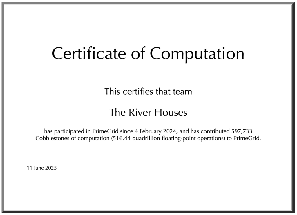 [Distributed Computing Certificate]