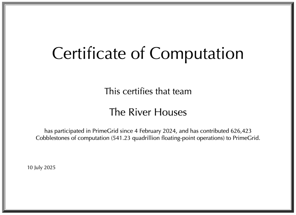 [Distributed Computing Certificate]